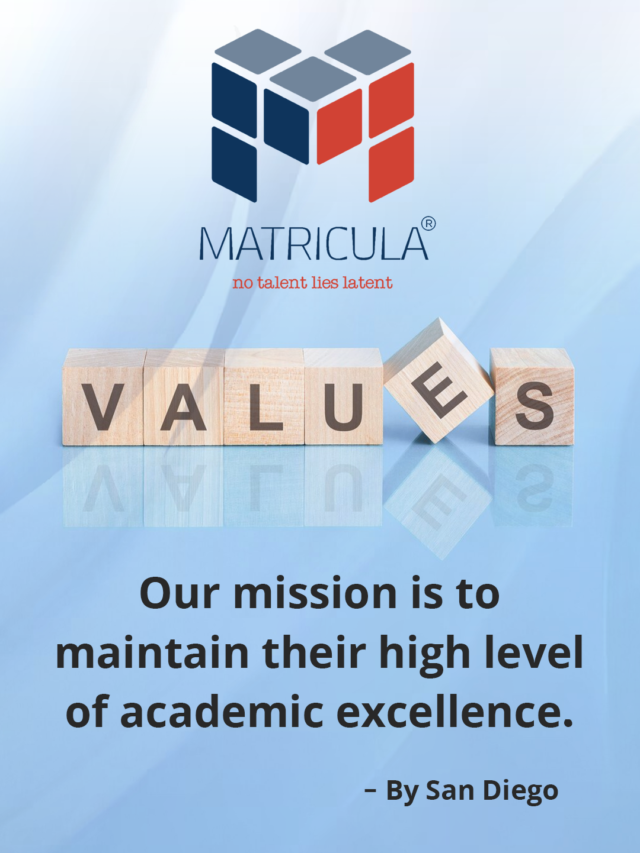 Matricula Education Values