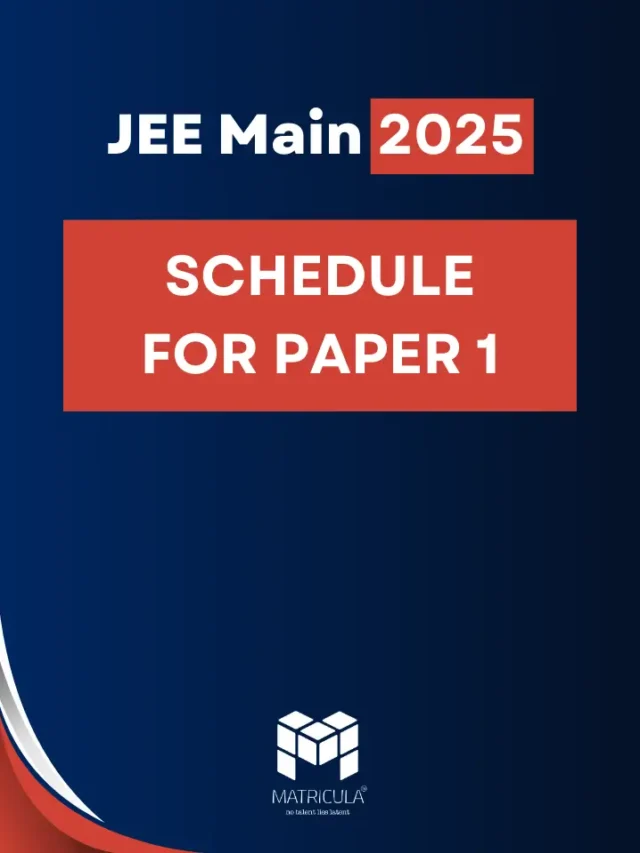 JEE Main 2025 Schedule